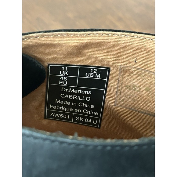 Dr.Martens Cabrillo Black Leather Chukka Desert Boots Mens SZ 12 AW501 main image 5